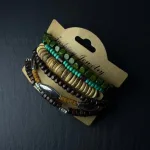 Vintage Style | Wooden Bracelet | Forest-style Layered Look